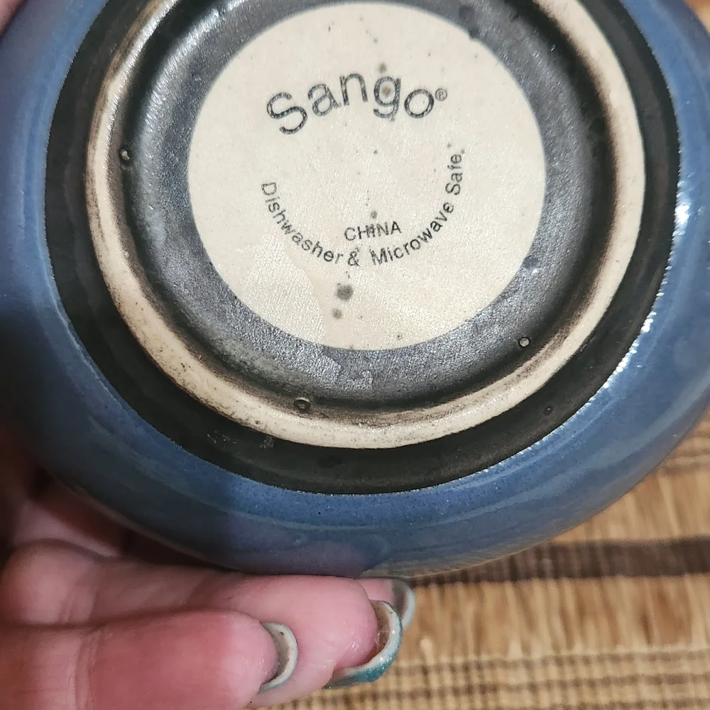 Sango Pottery Sugar and Creamer Set + Decorative Tile - Picture 4 of 10